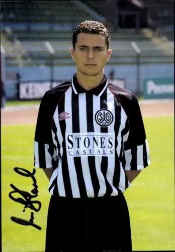 Autogrammkarte Fußballer Mirko Stark, SG Wattenscheid 09, Autogramm