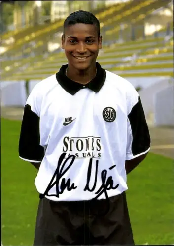 Autogrammkarte Fußballer Abdou Rahman Njie, SG Wattenscheid 09, Autogramm