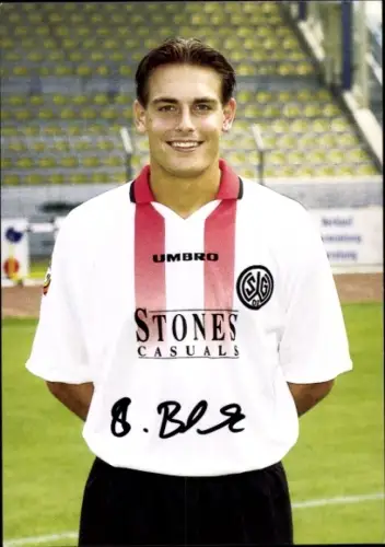 Autogrammkarte Fußballer Stefan Blank, SG Wattenscheid 09, Autogramm
