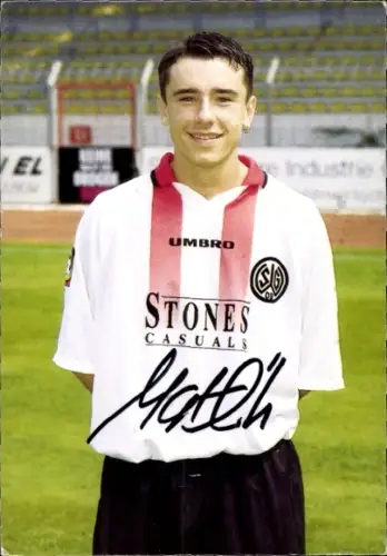 Autogrammkarte Fußballer Arthur Matlik, SG Wattenscheid 09, Autogramm