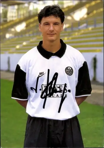 Autogrammkarte Fußballer Dirk Klinge, SG Wattenscheid 09, Autogramm