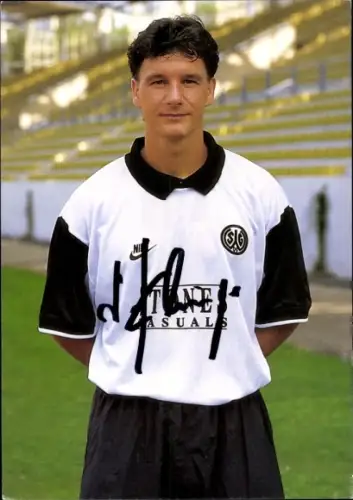 Autogrammkarte Fußballer Dirk Klinge, SG Wattenscheid 09, Autogramm