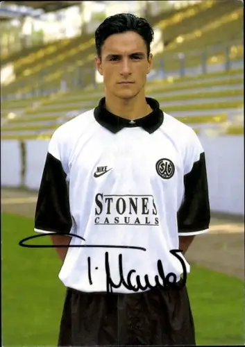 Autogrammkarte Fußballer Tomislav Maric, SG Wattenscheid 09, Autogramm