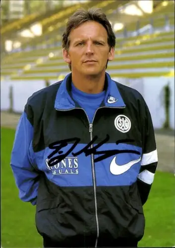 Autogrammkarte Trainer Franz Josef Kneuper, SG Wattenscheid 09, Autogramm