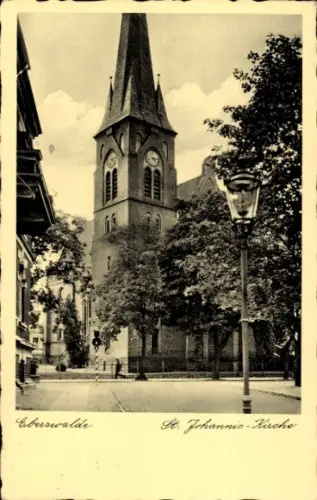 Ak Eberswalde in der Mark, St. Johannis-Kirche