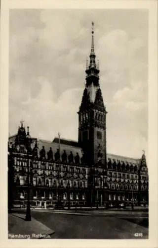 Ak Hamburg, Das Rathaus