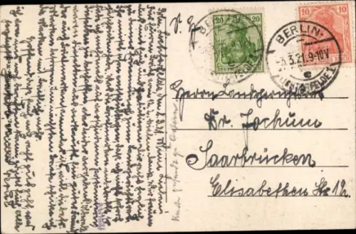 Ak Berlin Steglitz Lichterfelde, Rathaus