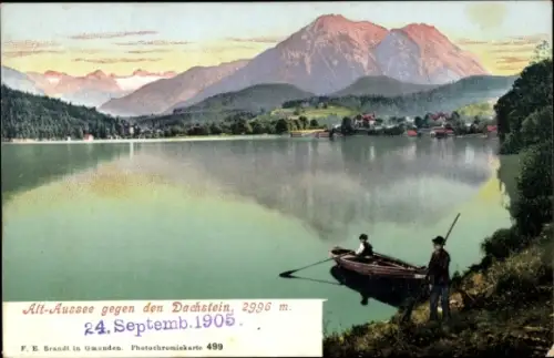 Ak Alt Aussee Altaussee Steiermark, Panorama, Dachstein