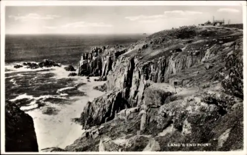 Ak Land’s End Cornwall England, Klippen