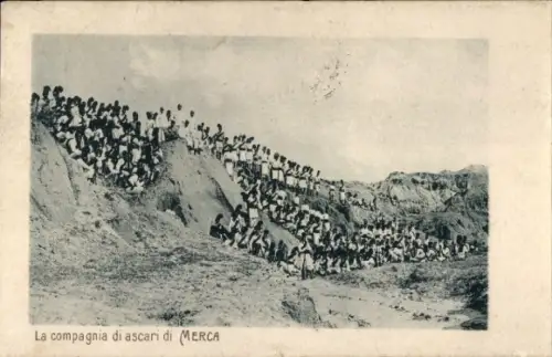 Ak Merka Somalia, eine Kompanie von Ascari Kriegern