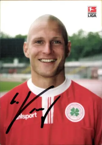 Autogrammkarte Fußballer Lars Kampf, Rot Weiß Oberhausen, Autogramm