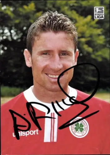 Autogrammkarte Fußballer Adrian Aliaj, Rot Weiß Oberhausen, Autogramm