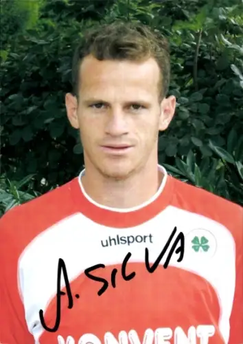 Autogrammkarte Fußballer Adao da Silva, Rot Weiß Oberhausen, Autogramm