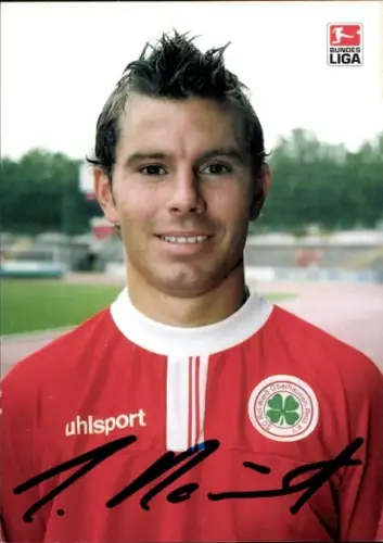 Autogrammkarte Fußballer Tim Reichert, Rot Weiß Oberhausen, Autogramm
