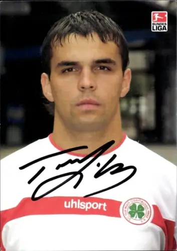 Autogrammkarte Fußballer Tibor Tokody, Rot Weiß Oberhausen, Autogramm