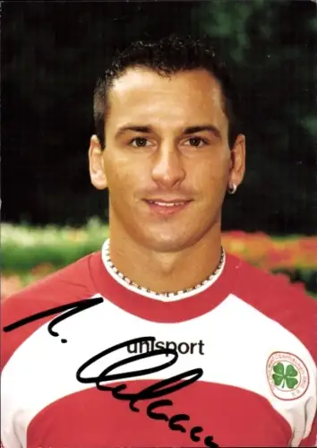 Autogrammkarte Fußballer Mario Waldmann, Rot Weiß Oberhausen, Autogramm