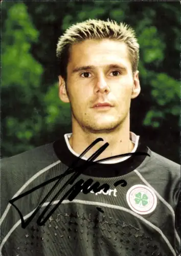 Autogrammkarte Fußballer Emir Hadzidulbic, Rot Weiß Oberhausen, Autogramm