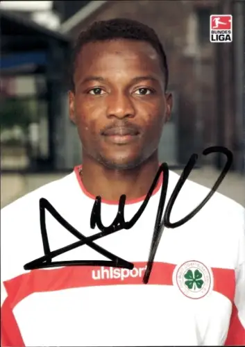 Autogrammkarte Fußballer Alassane Ouedraogo, Rot Weiß Oberhausen, Autogramm