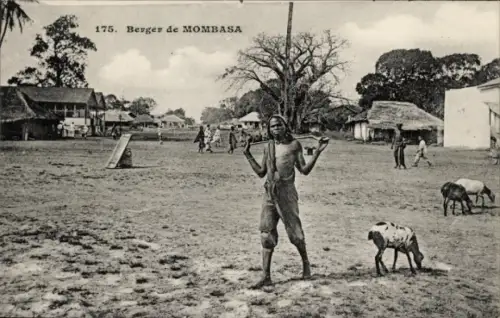 Ak Mombasa Kenia, Dorfpartie