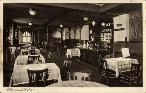 Ak Assmannshausen Rüdesheim am Rhein, Hotel-Restaurant Niederwald Boppestübchen