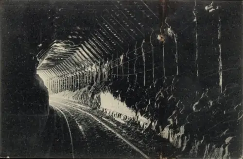 Ak Norwegen, Bergensbanen, Sneoverbygning