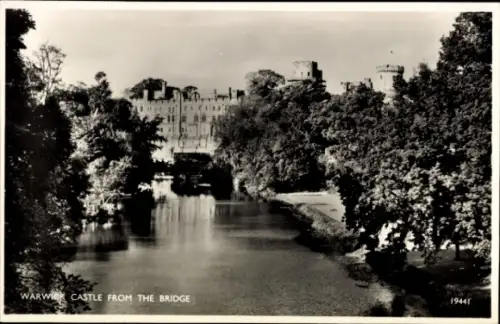 Ak Warwick Warwickshire England, Castle, Bridge