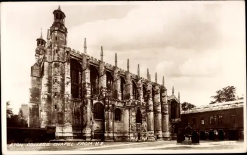 Ak Eton College Berkshire England, Eton College Chapel,  Architektur, Fotografie