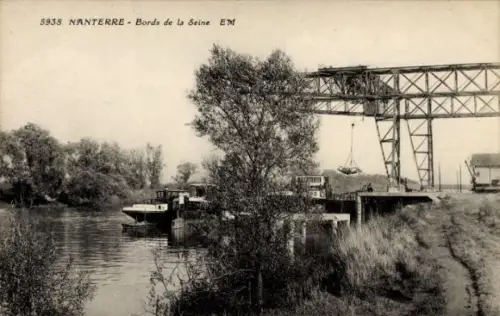 CPA Nanterre Hauts de Seine, Bords de la Seine