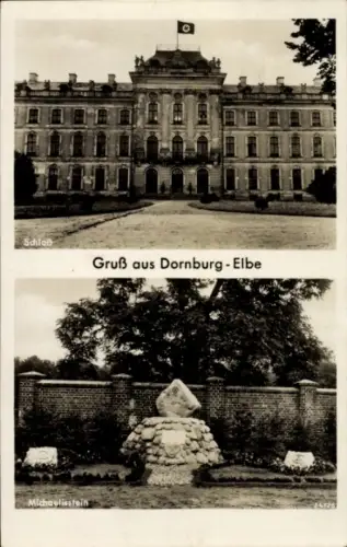 Ak Dornburg an der Elbe Gommern Sachsen Anhalt, Schloss, Michaelisstein