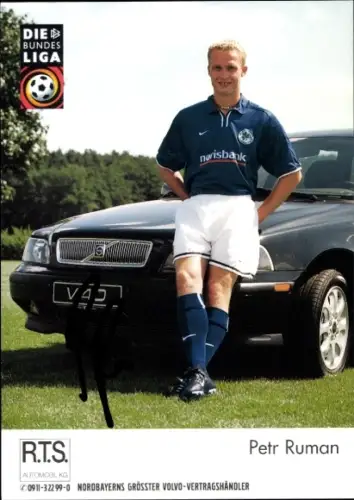 Autogrammkarte Fußballer Petr Ruman, SpVgg Greuther Fürth, Autogramm