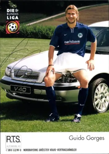 Autogrammkarte Fußballer Guido Gorges, SpVgg Greuther Fürth, Autogramm