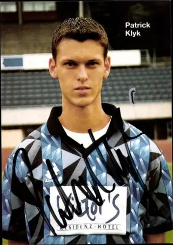 Autogrammkarte Fußballer Patrick Klyk, 1. FC Saarbrücken, Autogramm