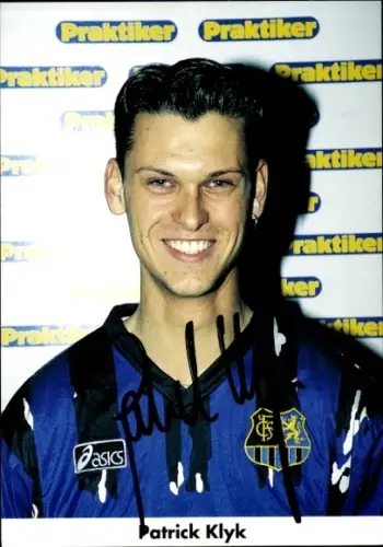 Autogrammkarte Fußballer Patrick Klyk, 1. FC Saarbrücken, Autogramm