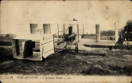 Ak Port Aviation, Voisin-Flugzeug, Doppeldecker