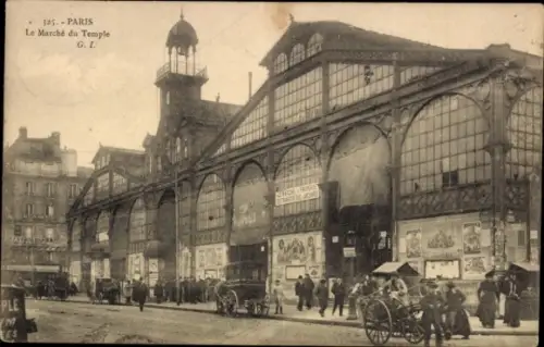CPA Paris III, Marché du Temple