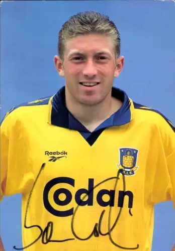 Ak Fußballspieler Søren Colding, Brøndby IF, Autogramm