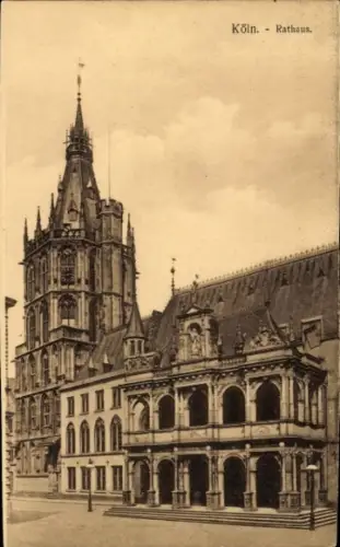 Ak Cöln Köln am Rhein, Rathaus