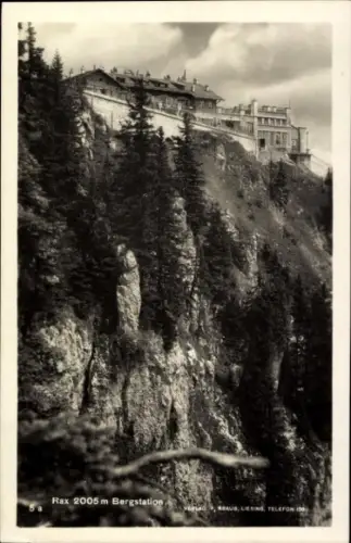 Ak Rax Steiermark, Bergstation