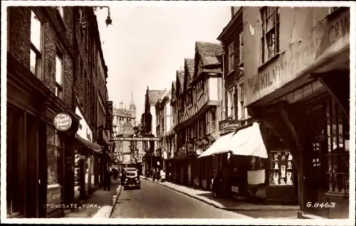 Ak York Yorkshire England, Stonegate