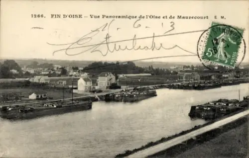 Ak Maurecourt Yvelines, Panorama