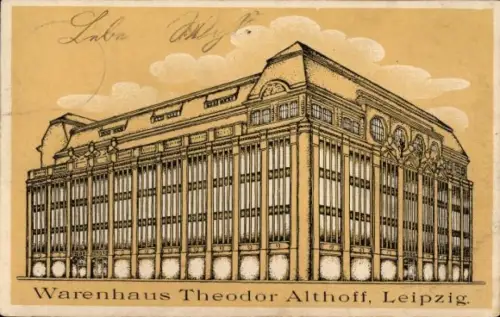 Ak Leipzig, Warenhaus Theodor Althoff