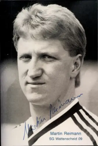 Autogrammkarte Fußballer Martin Reimann, SG Wattenscheid 09, Autogramm