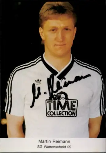 Autogrammkarte Fußballer Martin Reimann, SG Wattenscheid 09, Autogramm