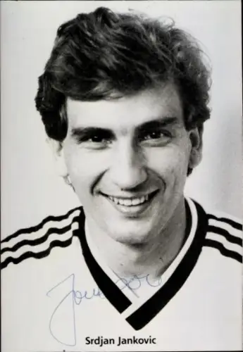 Autogrammkarte Fußballer Srdjan Jankovic, SG Wattenscheid 09, Autogramm