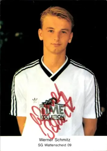 Autogrammkarte Fußballer Werner Schmitz, SG Wattenscheid 09, Autogramm