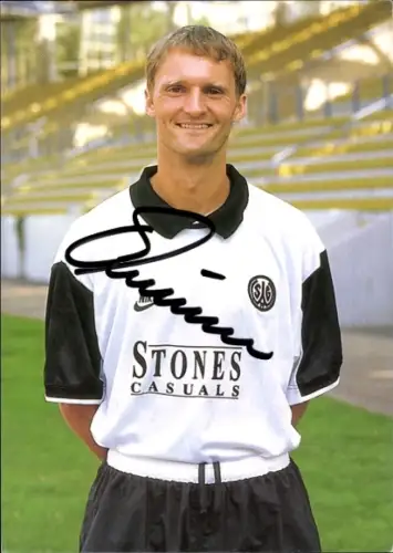 Autogrammkarte Fußballer Hans Jürgen Brunnen, SG Wattenscheid 09, Autogramm