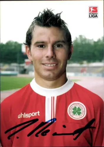 Autogrammkarte Fußballer Tim Reichert, Rot Weiß Oberhausen, Autogramm