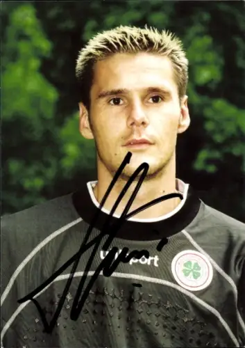 Autogrammkarte Fußballer Emir Hadzidulbic, Rot Weiß Oberhausen, Autogramm
