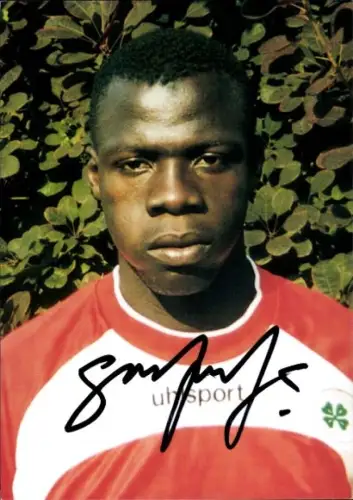 Autogrammkarte Fußballer Moustapha Salifou, Rot Weiß Oberhausen, Autogramm
