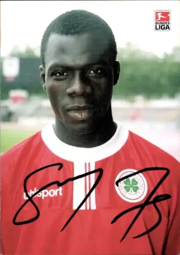 Autogrammkarte Fußballer Moustapha Salifou, Rot Weiß Oberhausen, Autogramm